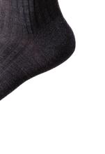 Afbeelding in Gallery-weergave laden, NOSOCKS long wool - donkergrijs - hiel