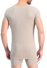 Afbeelding in Gallery-weergave laden, NOSHIRT lite - regular V - invisible khaki - achterkant