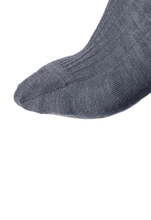 Afbeelding in Gallery-weergave laden, NOSOCKS long - lichtgrijs - tenen