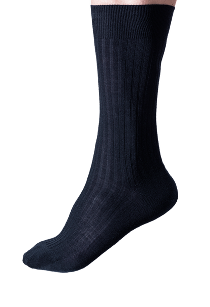 NOSOCKS long wool - donkerblauw